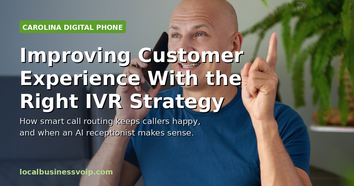 Improving Customer Experience With the Right IVR Strategy