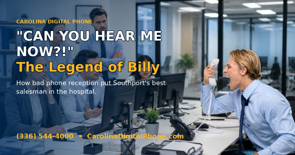 The Legend of Billy: How Bad Phone Reception Put Southport's Best Salesman in the Hospital