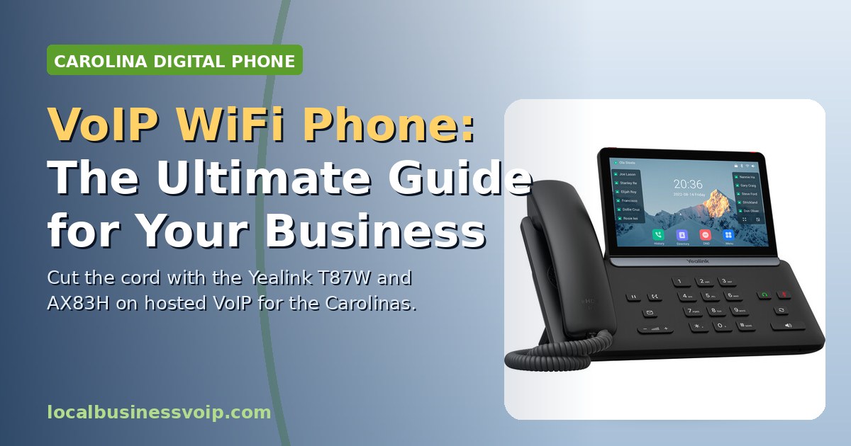 VoIP WiFi Phone: The Ultimate Guide for Your Business