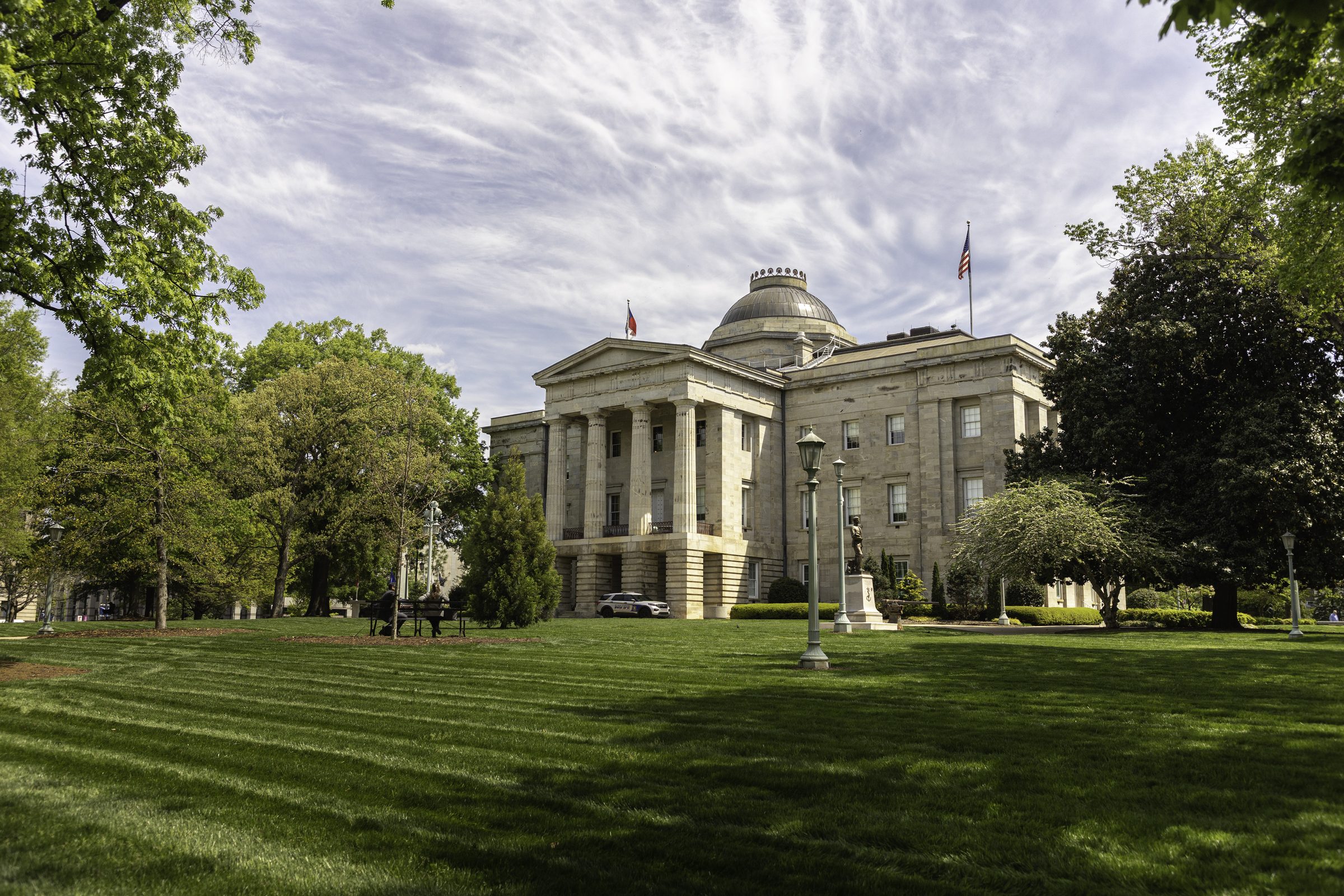 The North Carolina State Capitol building in Raleigh